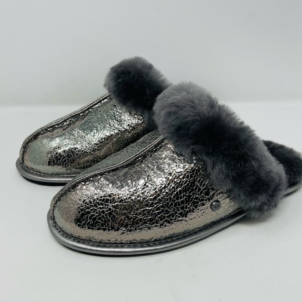 UGG METALLIC SCUFFETTE II SLIPPERS SZ 7